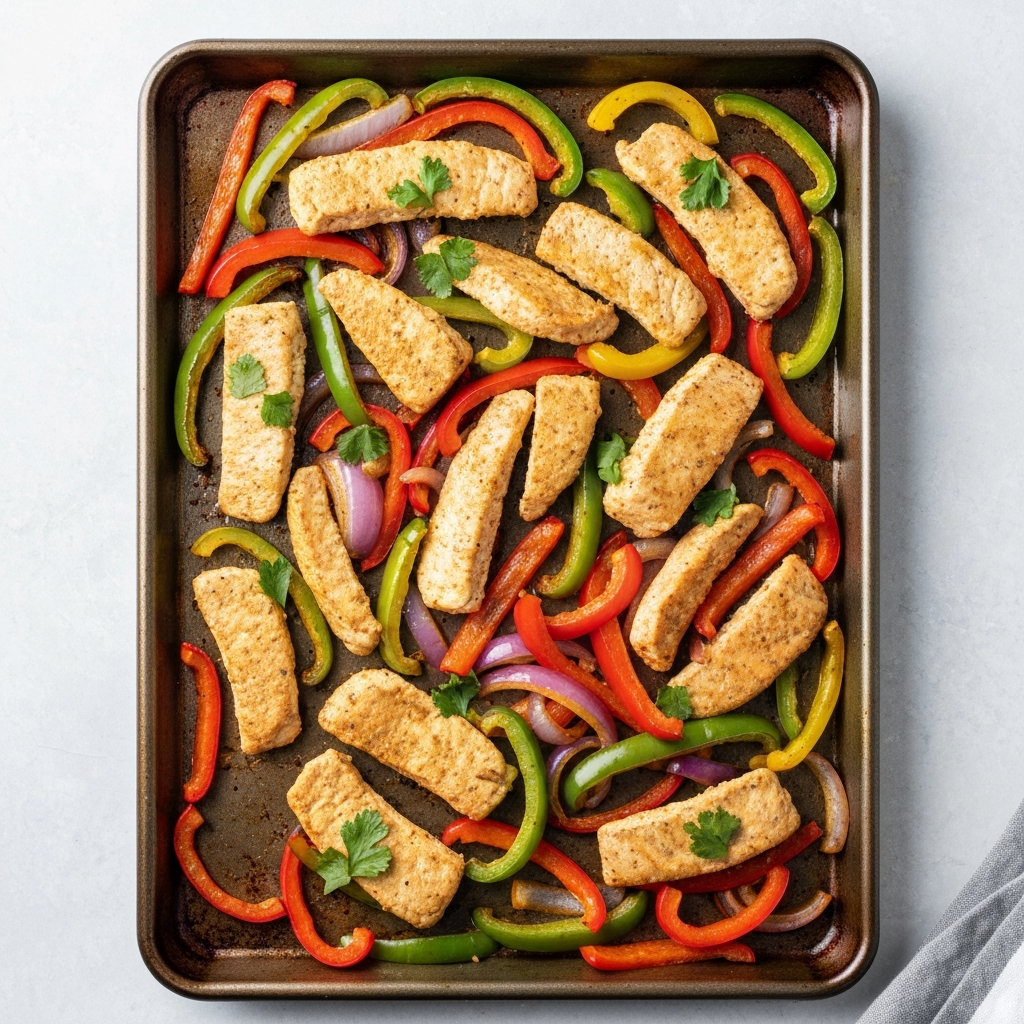 Sheet Pan Chicken Fajitas
