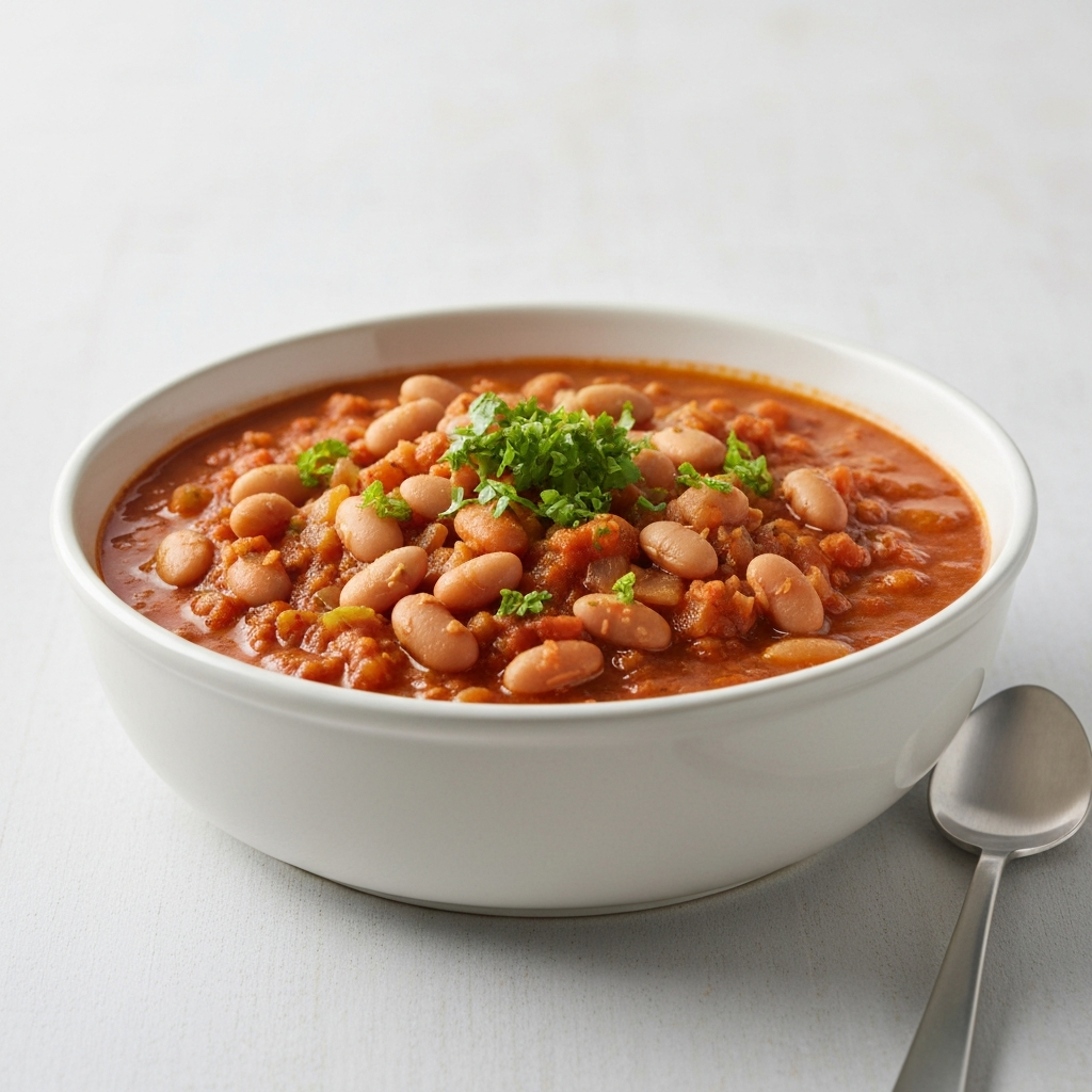 Jersey Bean Crock with Garden Herb Gremolata