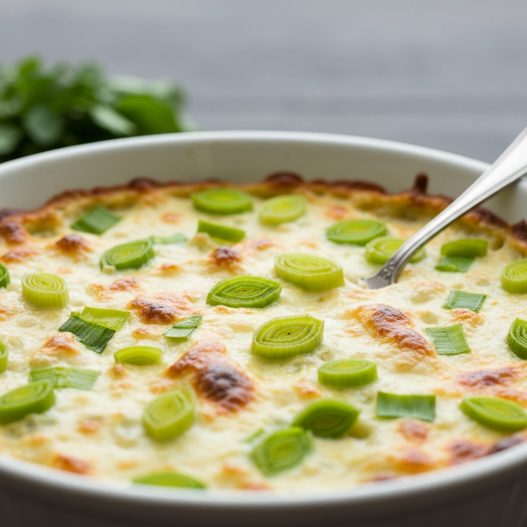 Creamy Leek and Potato Gratin with Jersey Milk