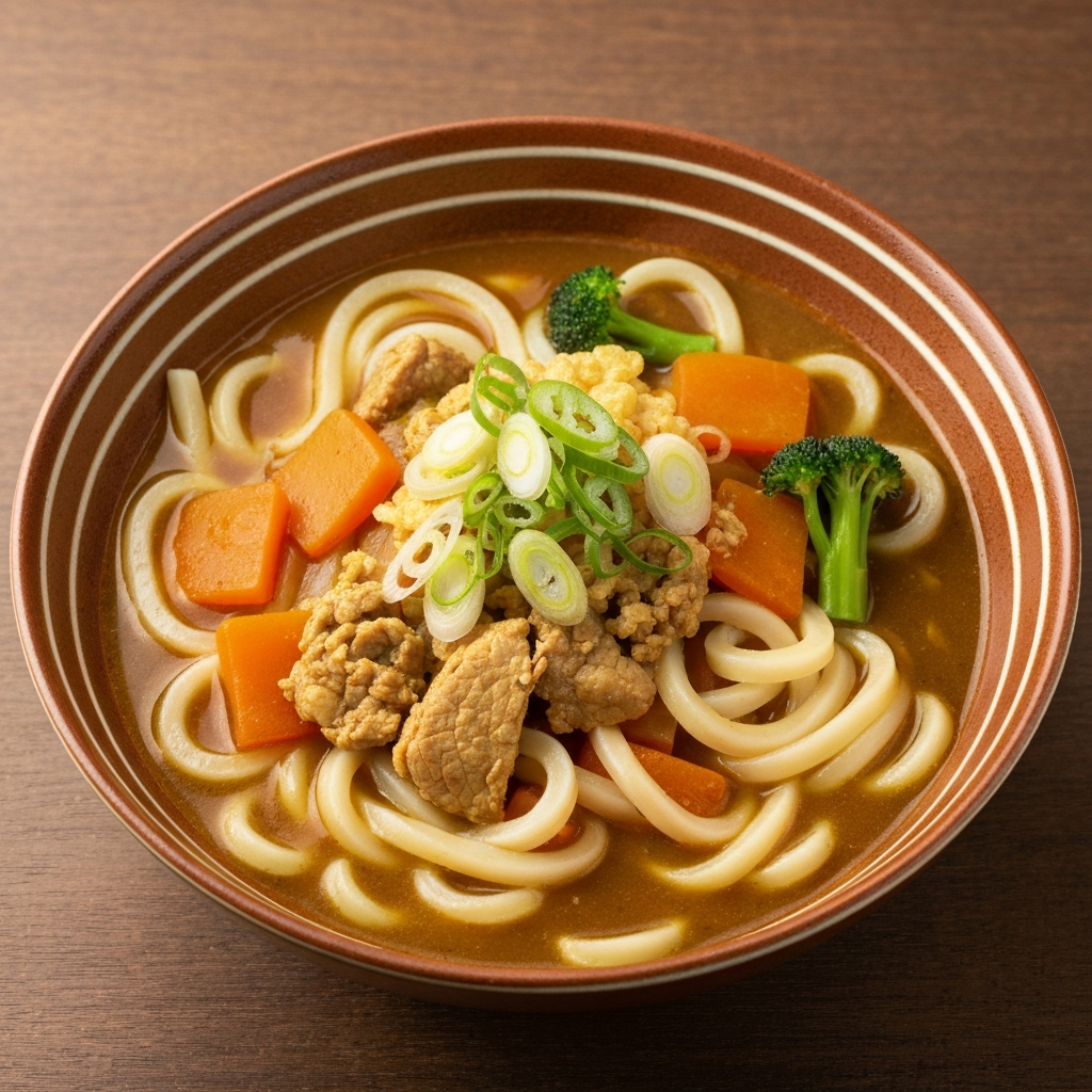 Japanese Curry Udon Noodle Soup
