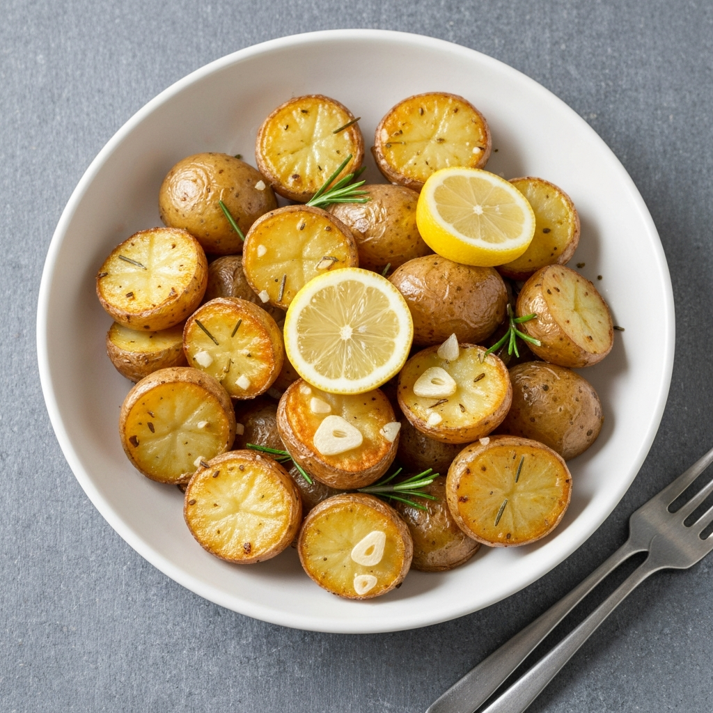 Roasted Potatoes with Garlic, Rosemary, and Lemon