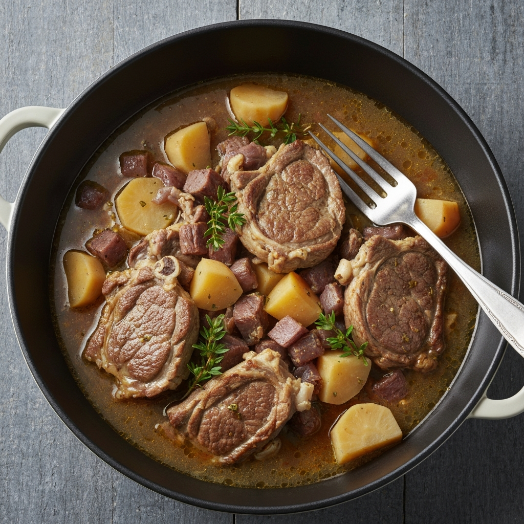Jersey Lamb and Vegetable Stew