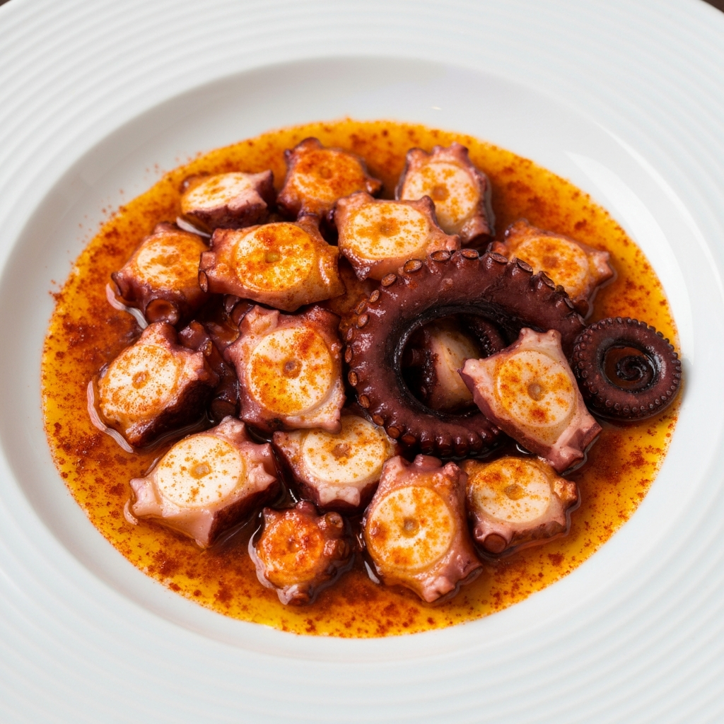 Pulpo a la Gallega with Paprika and Olive Oil