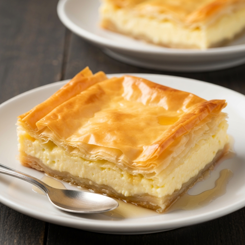 Galaktoboureko: Greek Custard Pie