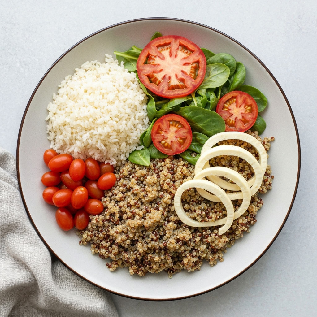 Speedy Mediterranean Quinoa Bowl
