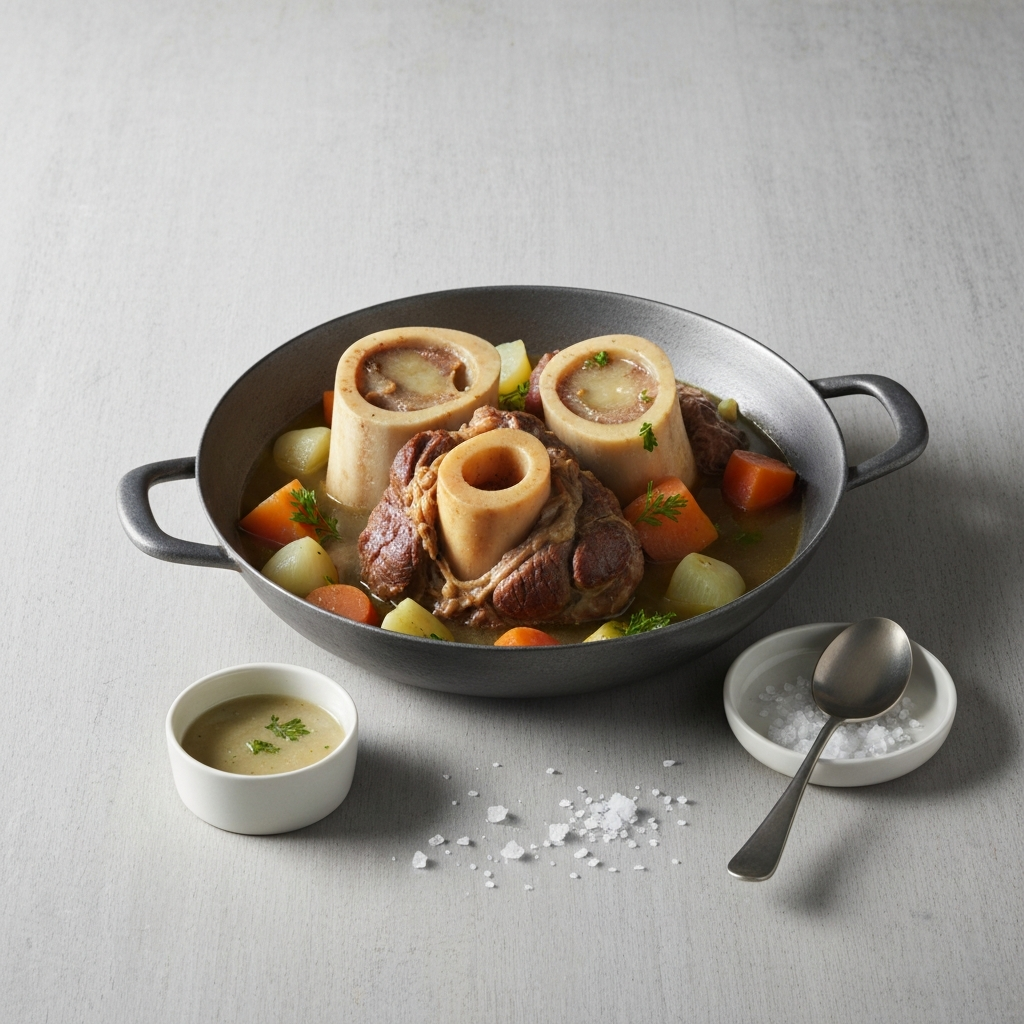 Pot-au-Feu with Bone Marrow and Winter Vegetables