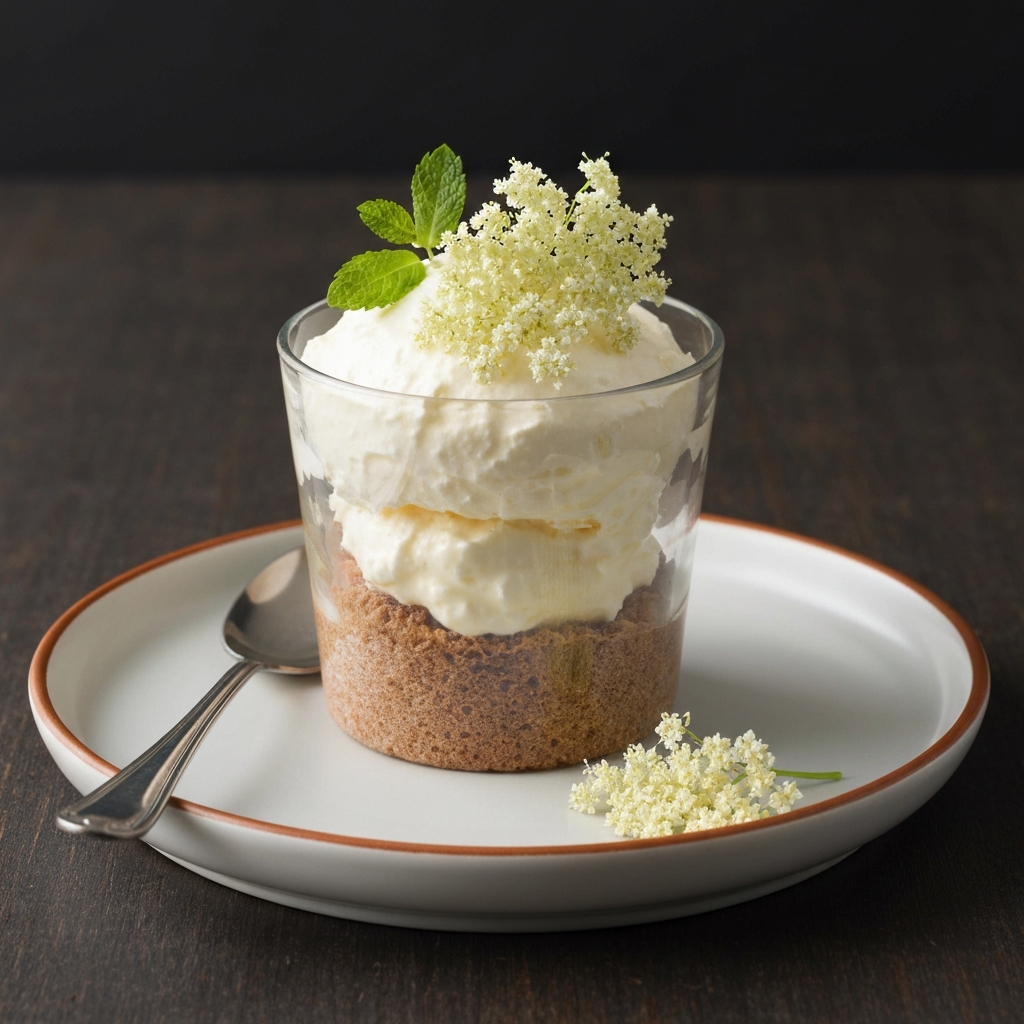 Eton Mess with Elderflower Liqueur