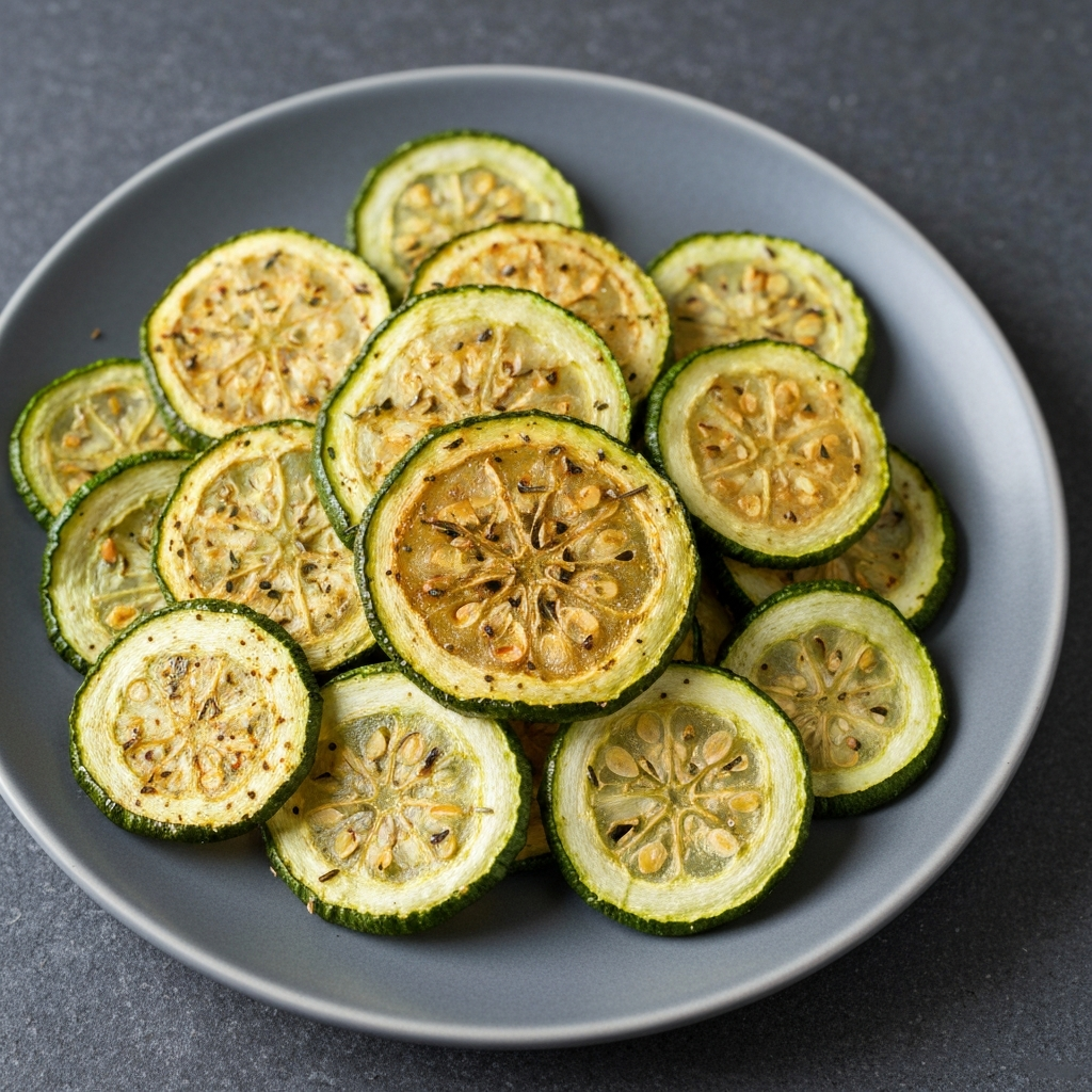 Slow-Cooked Courgette Crisps