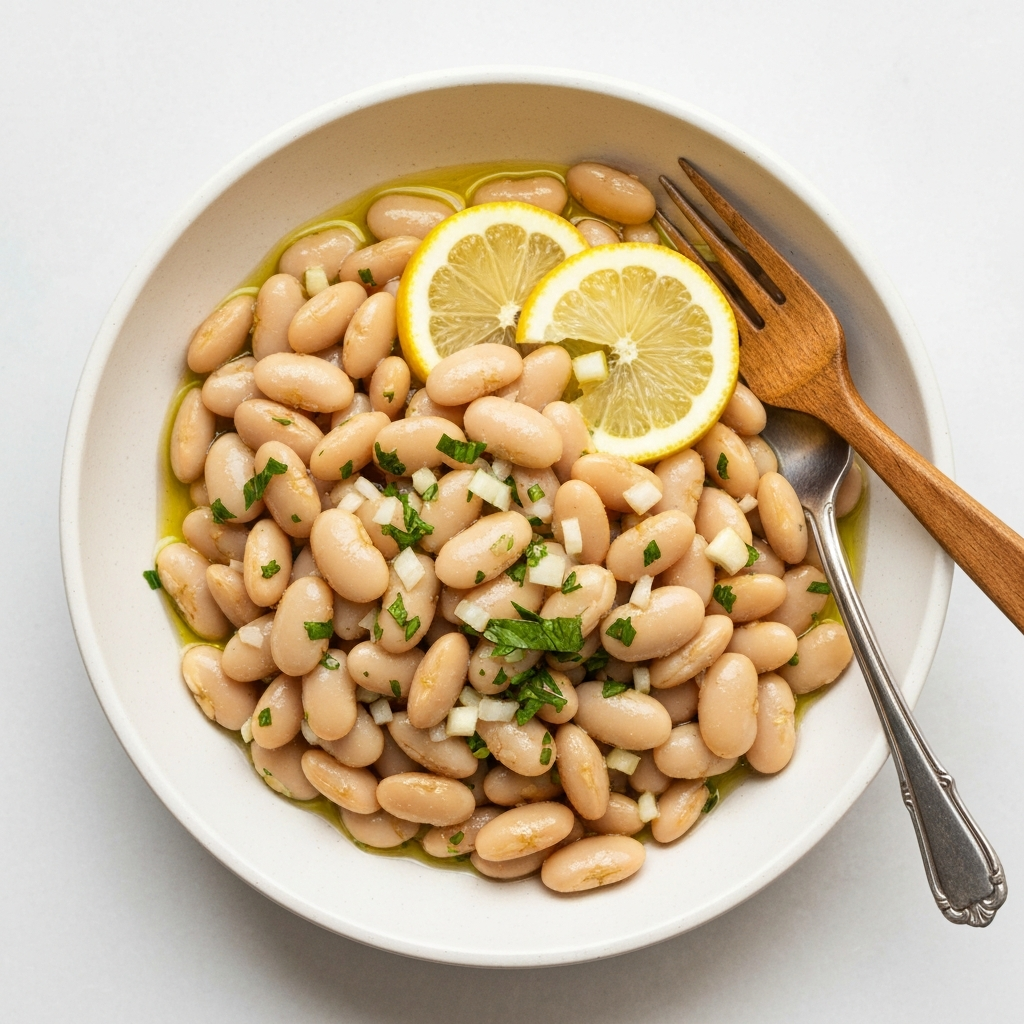 Marinated White Beans with Herbs and Lemon
