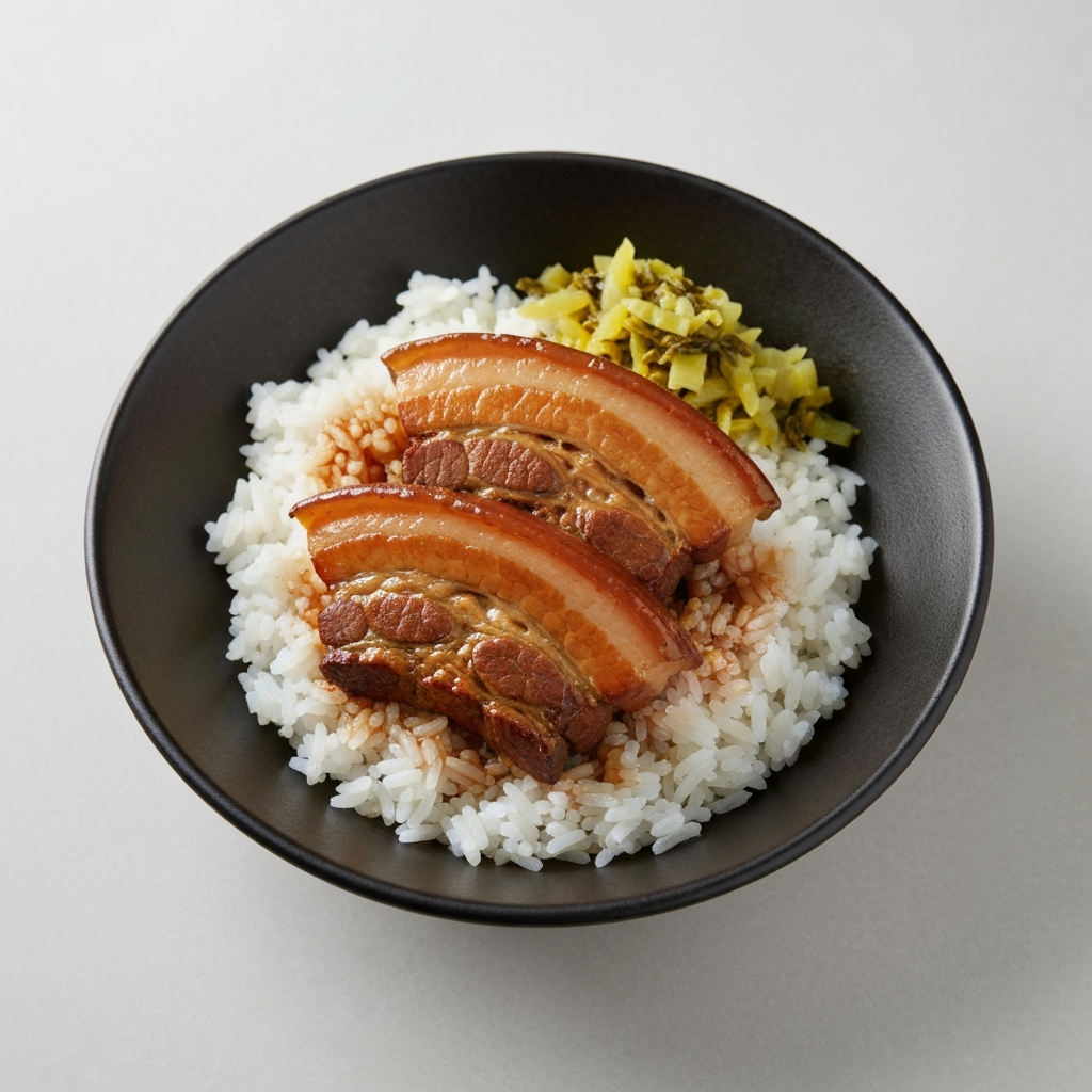 Caramelized Pork Belly and Rice Bowl (Thit Kho Tau)