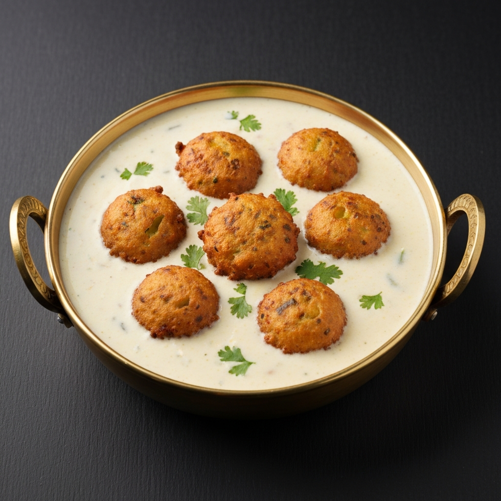 Punjabi Kadhi Pakora (Yogurt-Based Curry with Fritters)