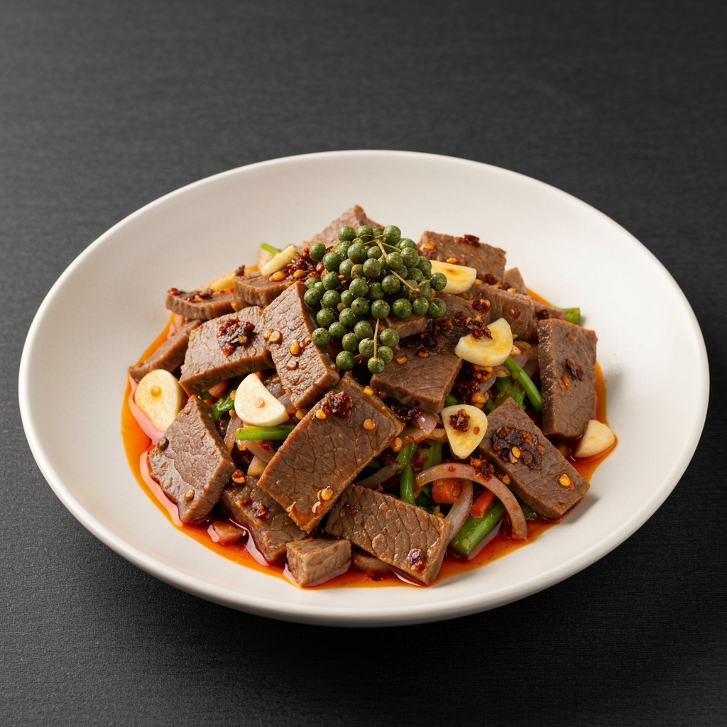 Sichuan Spicy Beef Tendon Salad
