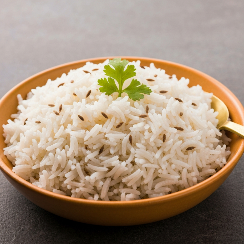 Jeera Rice with Cumin Seeds and Ghee