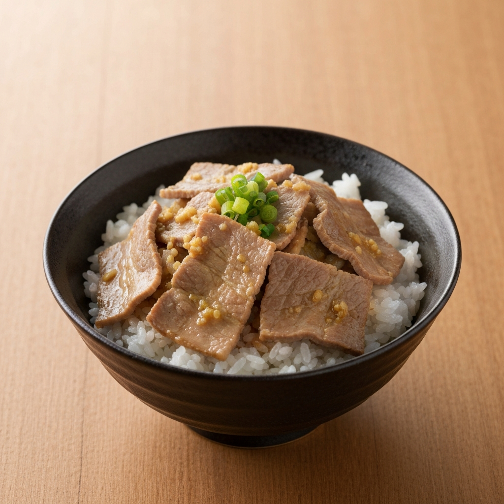 Japanese Ginger Pork Rice Bowl (Shogayaki Don)
