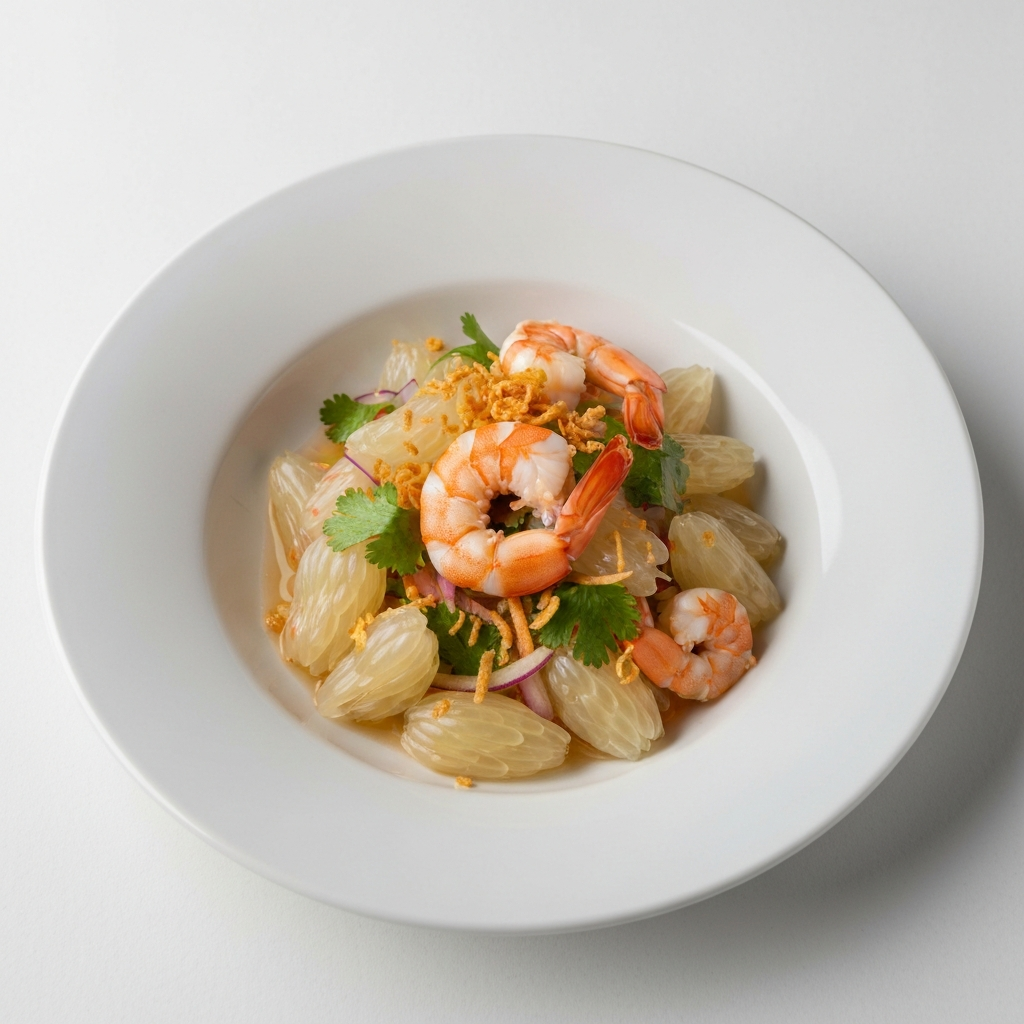 Thai Pomelo Salad with Shrimp and Toasted Coconut