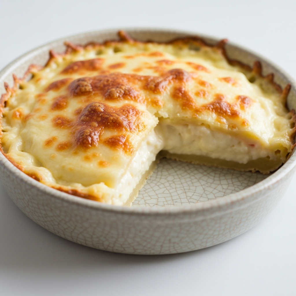 Creamy Spinach and Onion Gratin