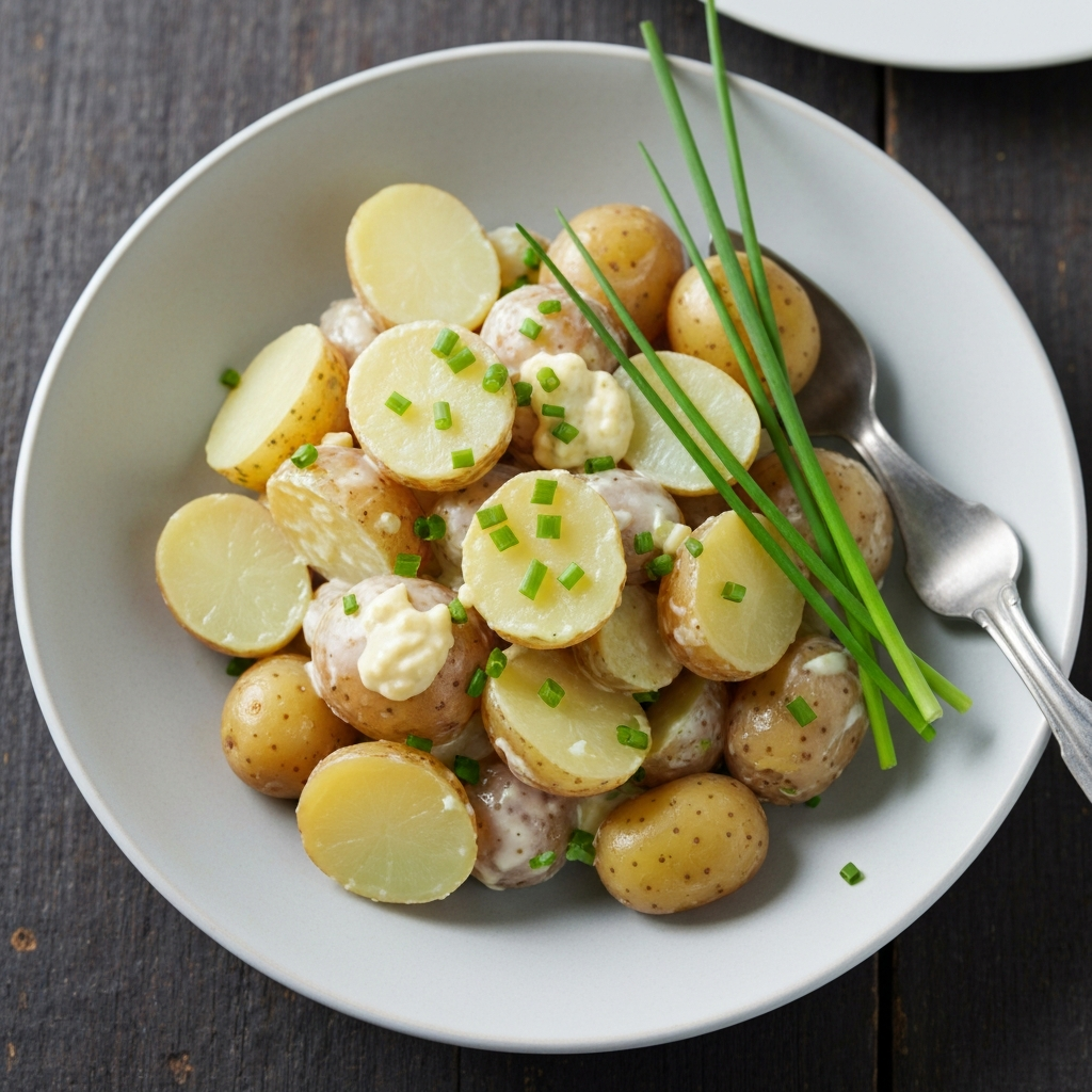 Creamy Jersey Royal Potato Salad with Chives and Jersey Butter