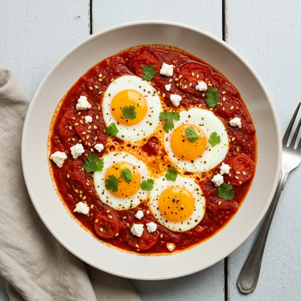 Shakshuka with Feta & Za'atar