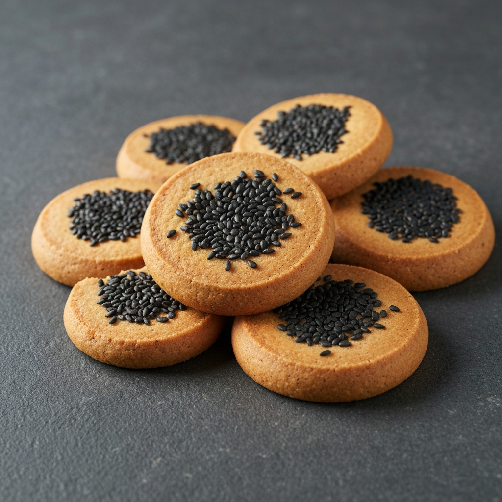 Black Sesame Cookies