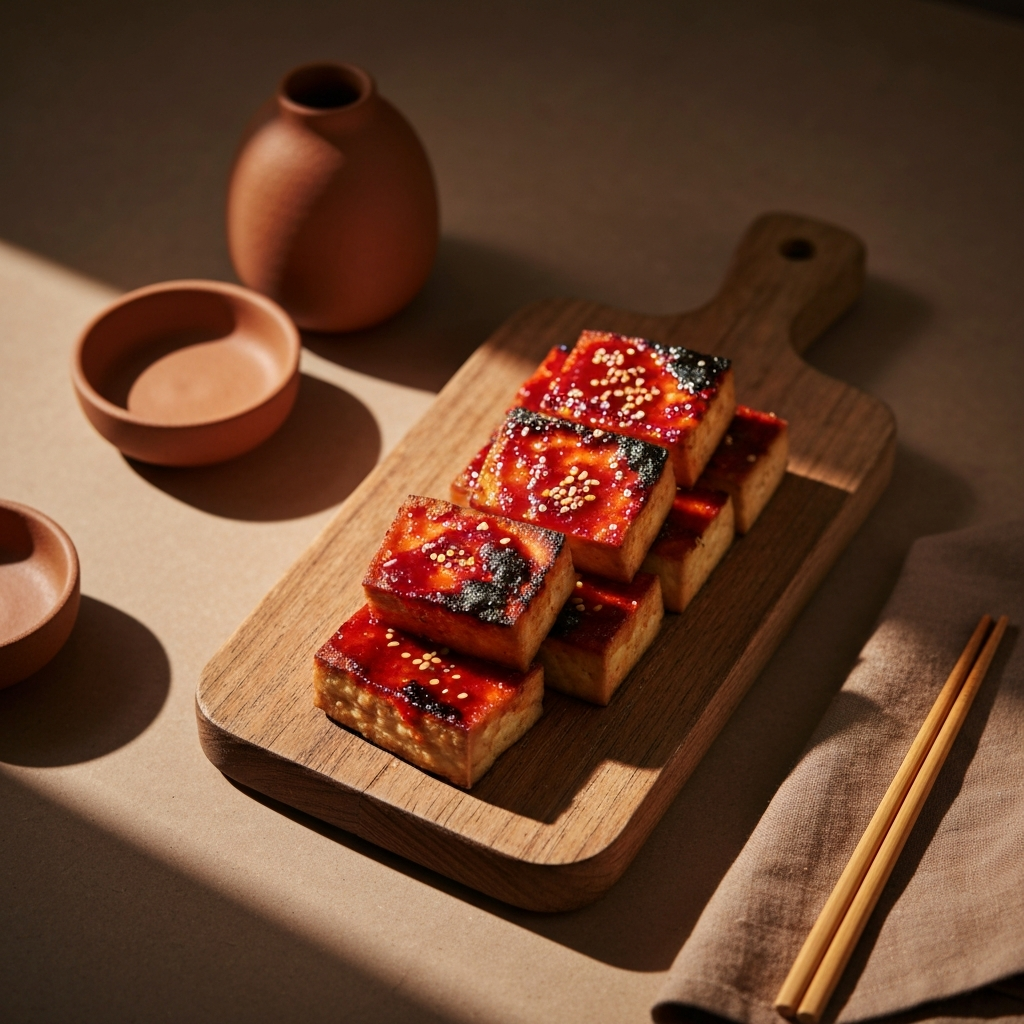 Gochujang Glazed Tofu Bites