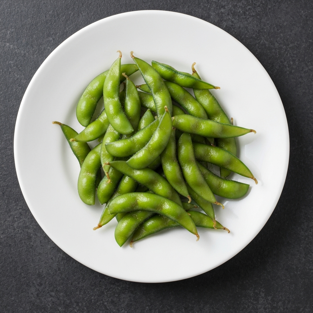 Edamame with Sea Salt and Toasted Sesame Oil