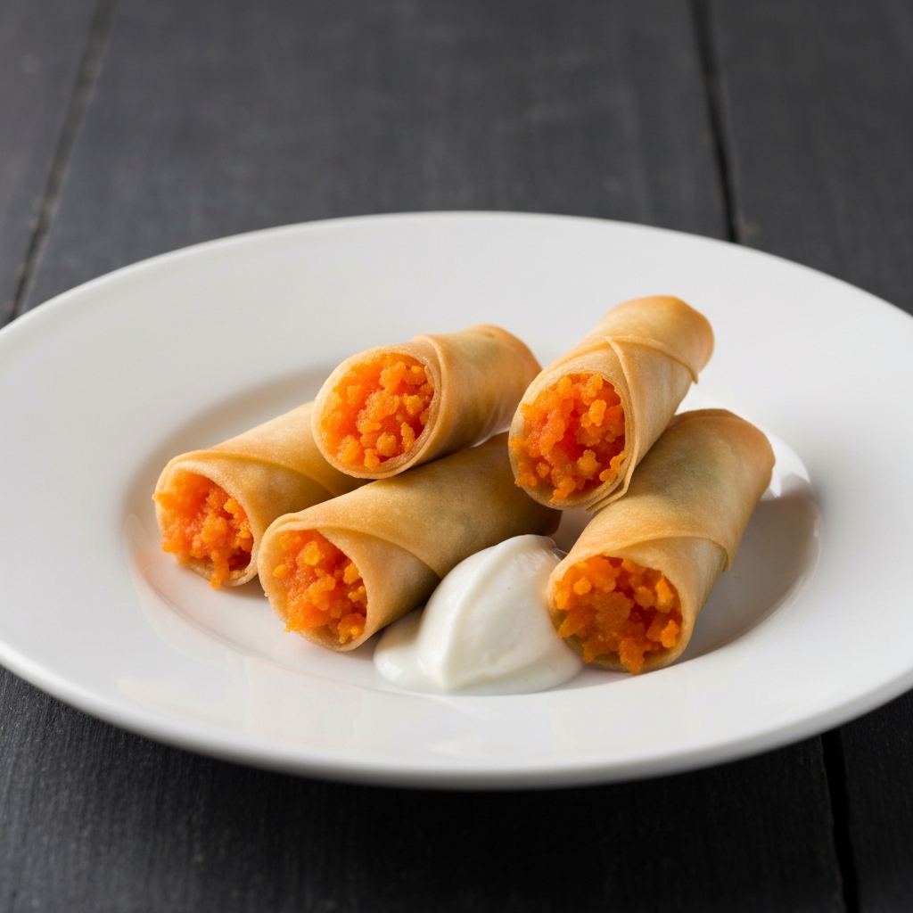 Gajar ka Halwa Spring Rolls