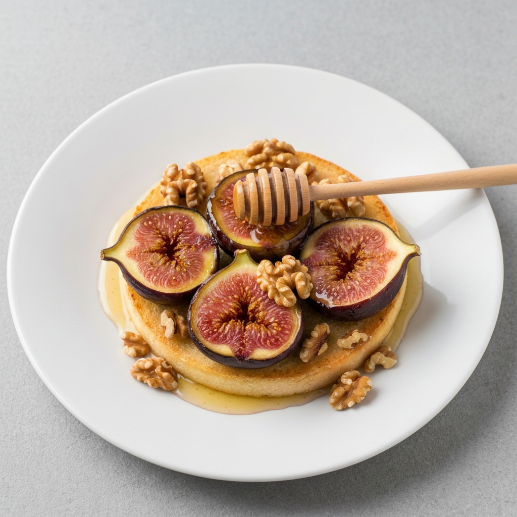 Baked Figs with Honey and Walnuts