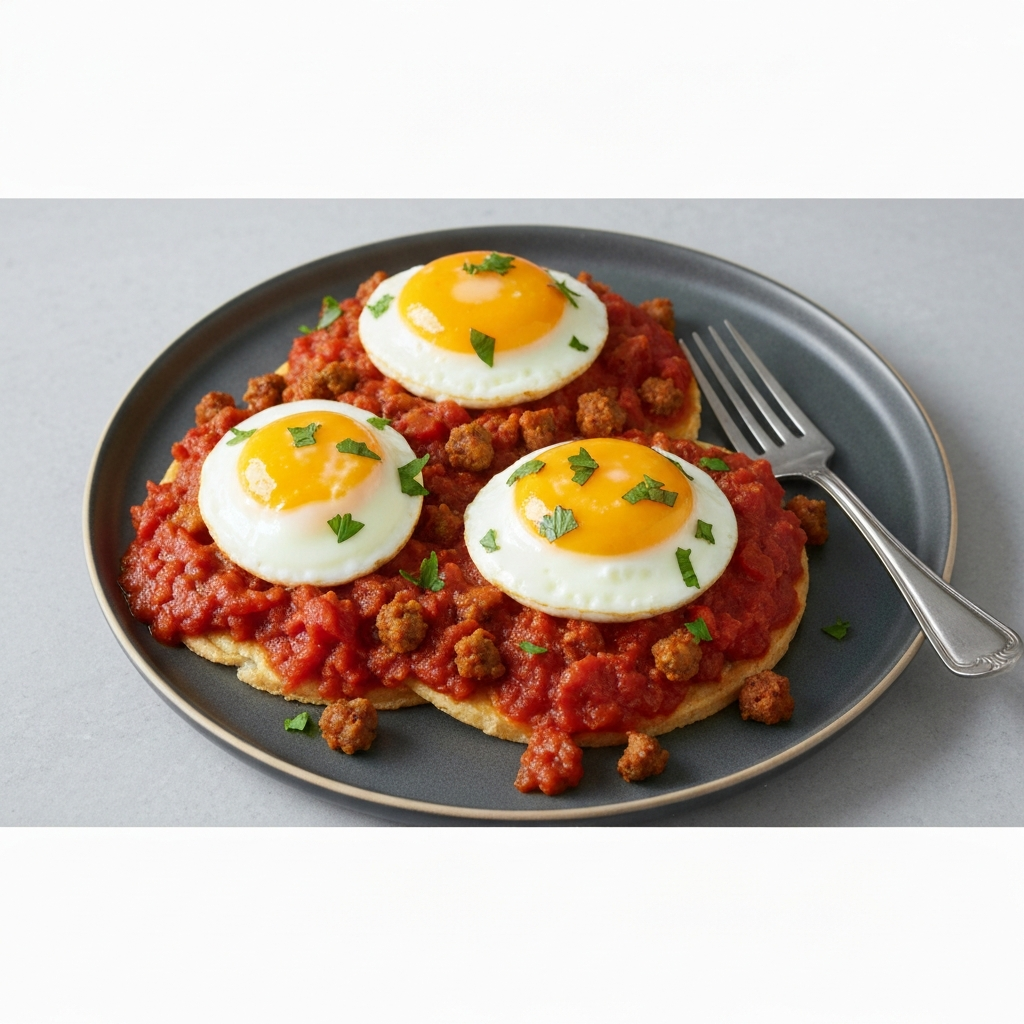 Huevos Rancheros a la Española (Spanish-Style Ranch Eggs)