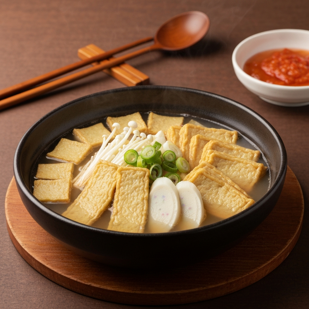 Korean Fish Cake Soup (Eomuk Guk) Hot Pot