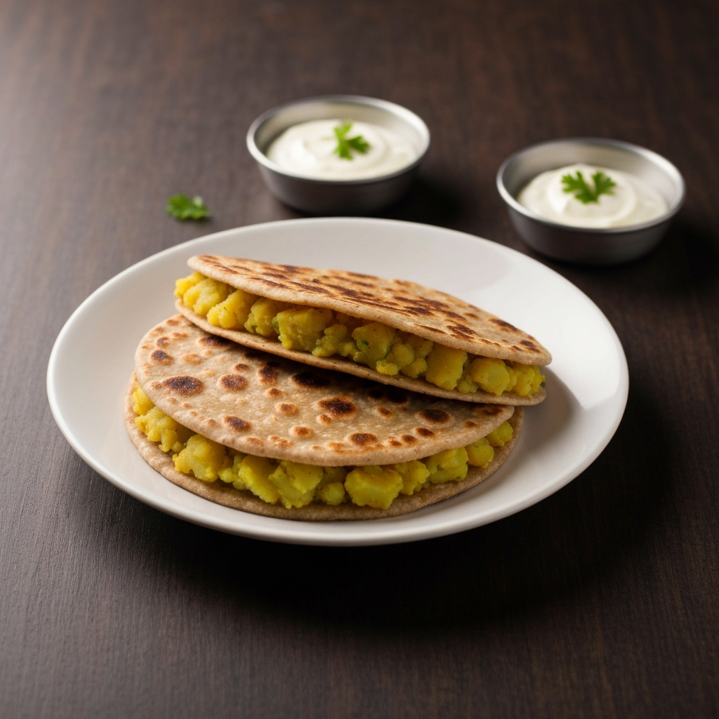 Aloo Paratha (Potato Stuffed Flatbread)