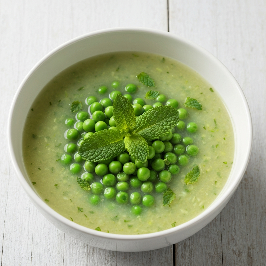 Watercress & Pea Soup with Mint