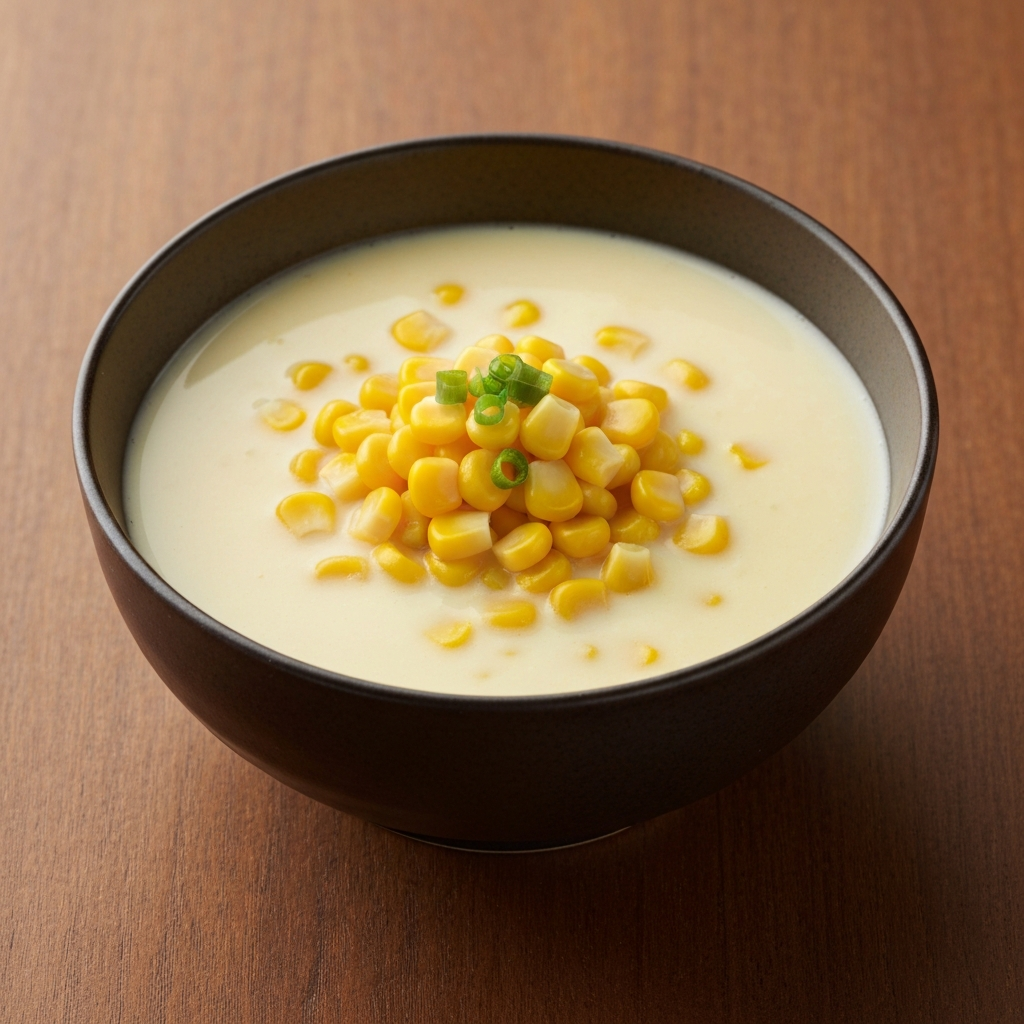 Japanese Style Creamy Corn Soup