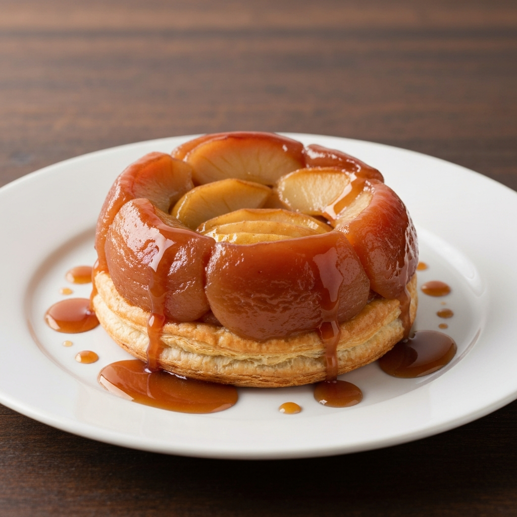 Apple Tarte Tatin with Calvados Caramel