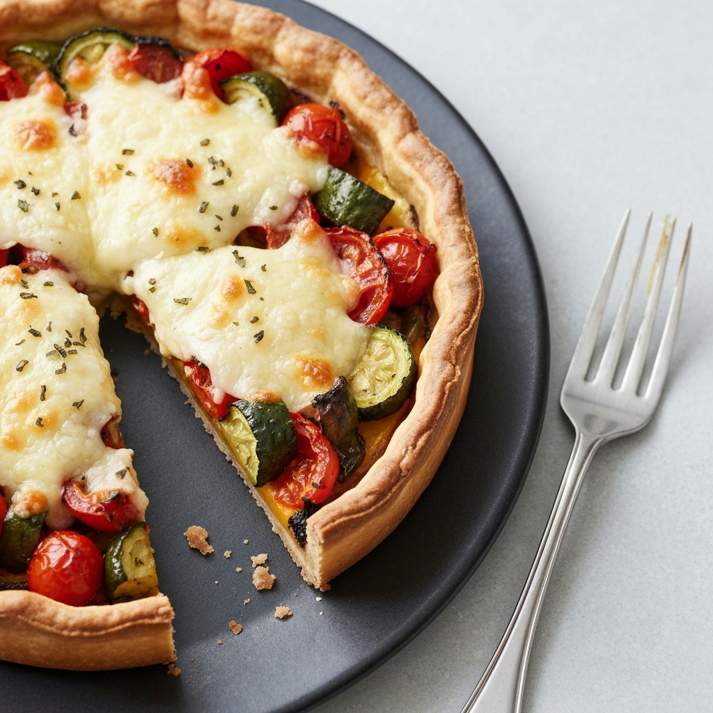 French Countryside Vegetable Tart with Gruyere