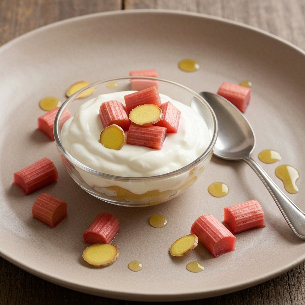 Rhubarb and Ginger Fool