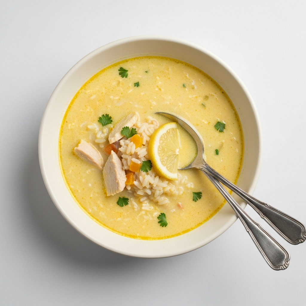 Greek Lemon Chicken Soup (Avgolemono)