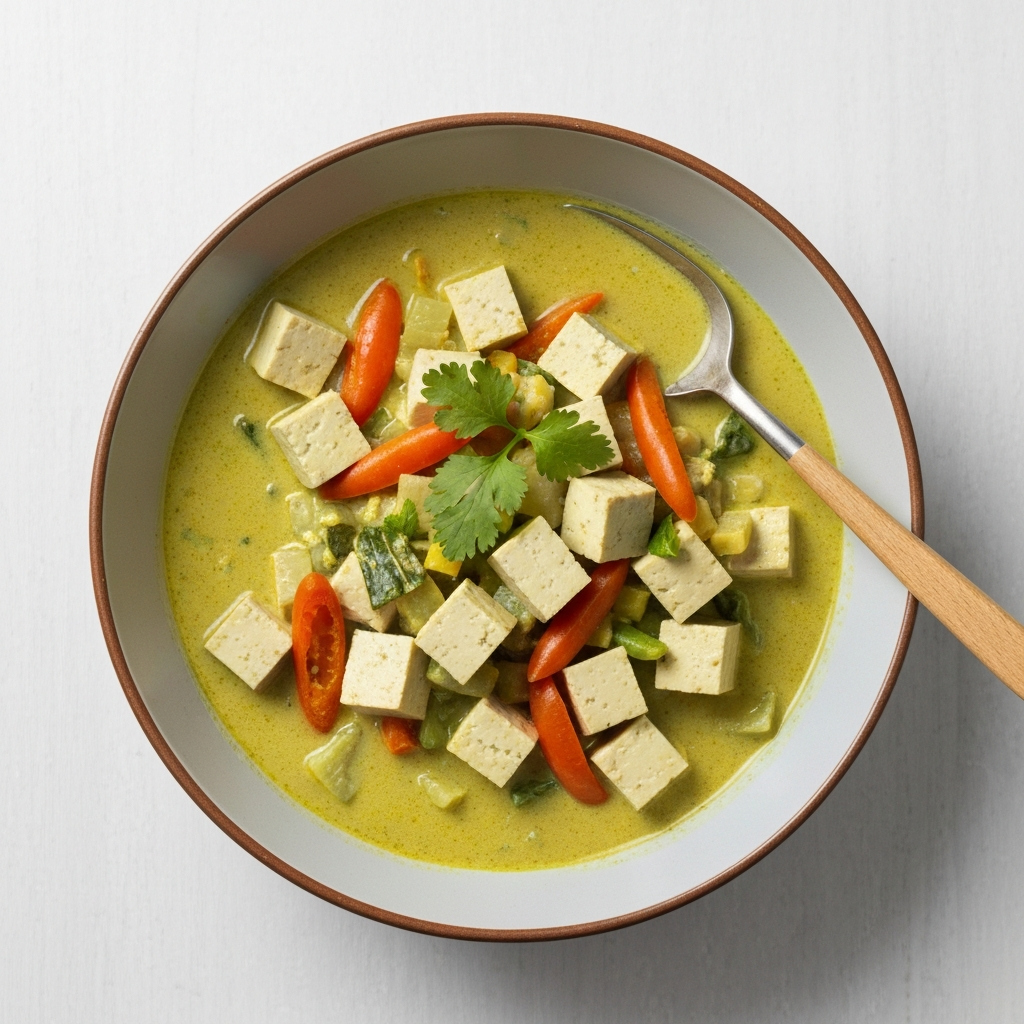 Green Curry with Tofu and Vegetables