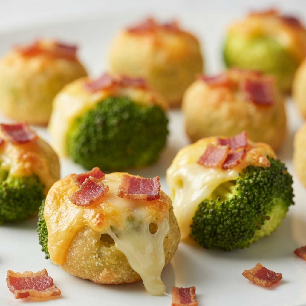 Cheesy Broccoli Bites