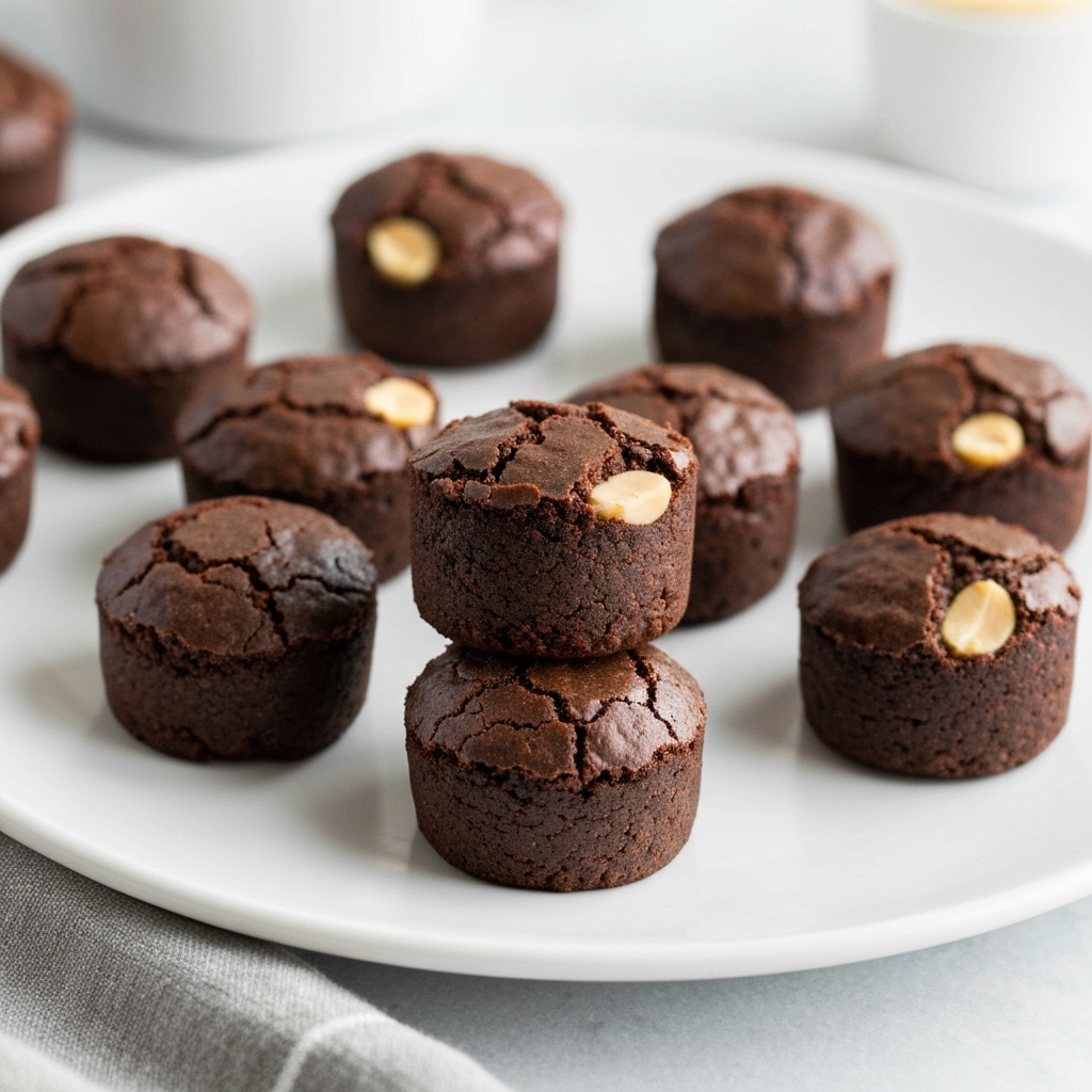 Peanut Butter Protein Brownie Bites
