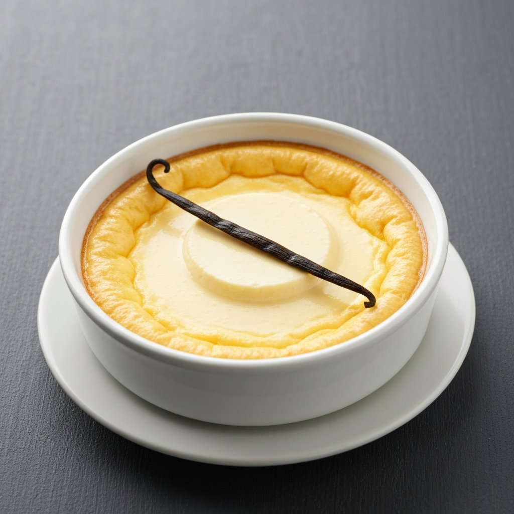 Baked Jersey Cream with Vanilla Bean