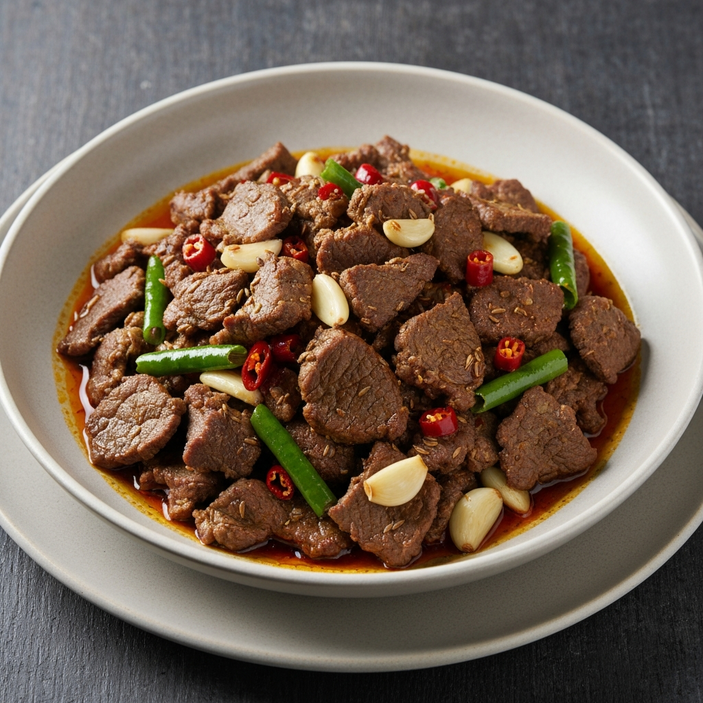 Sichuan Cumin Lamb Stir-Fry