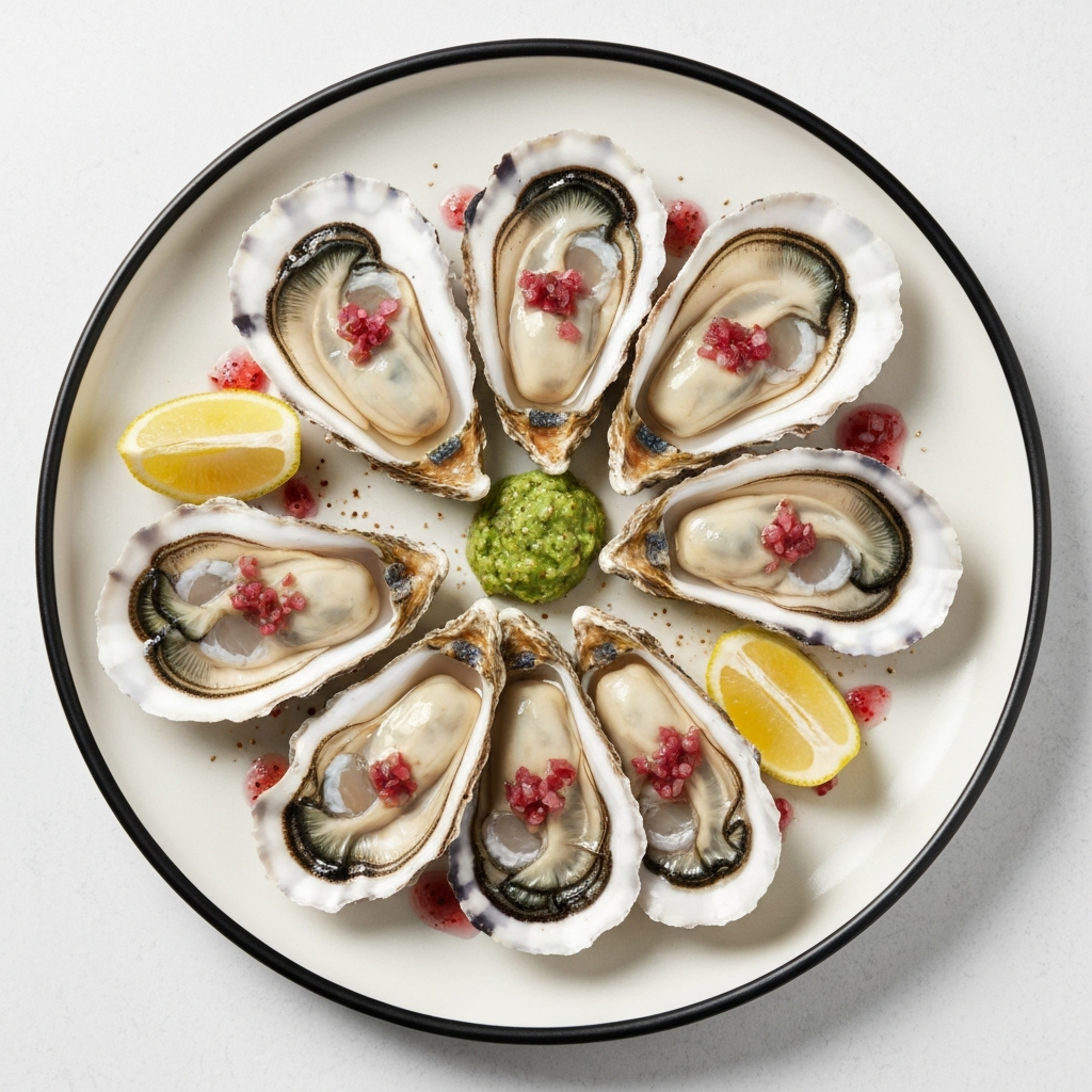 Jersey Oysters with Shallot Mignonette