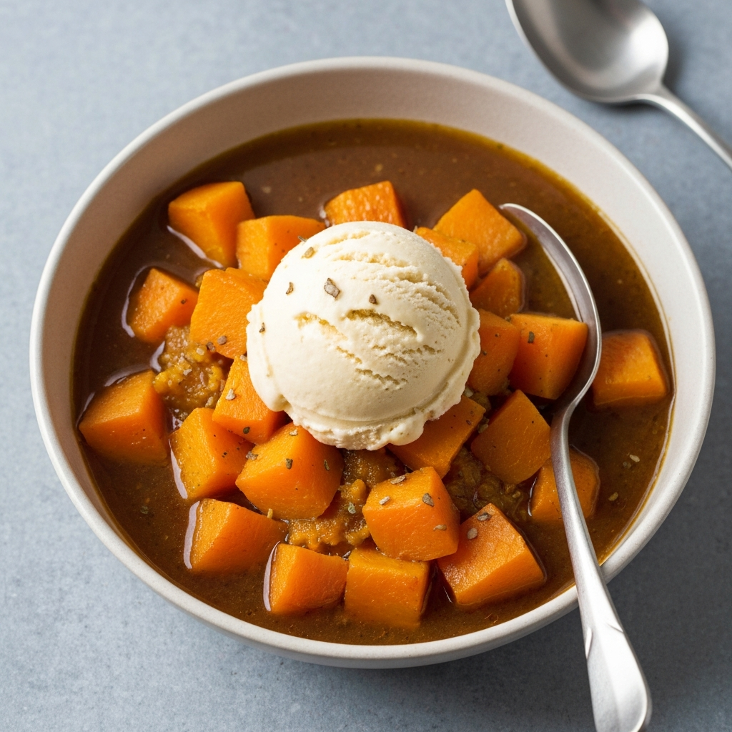 Maple-Glazed Braised Butternut Squash Dessert