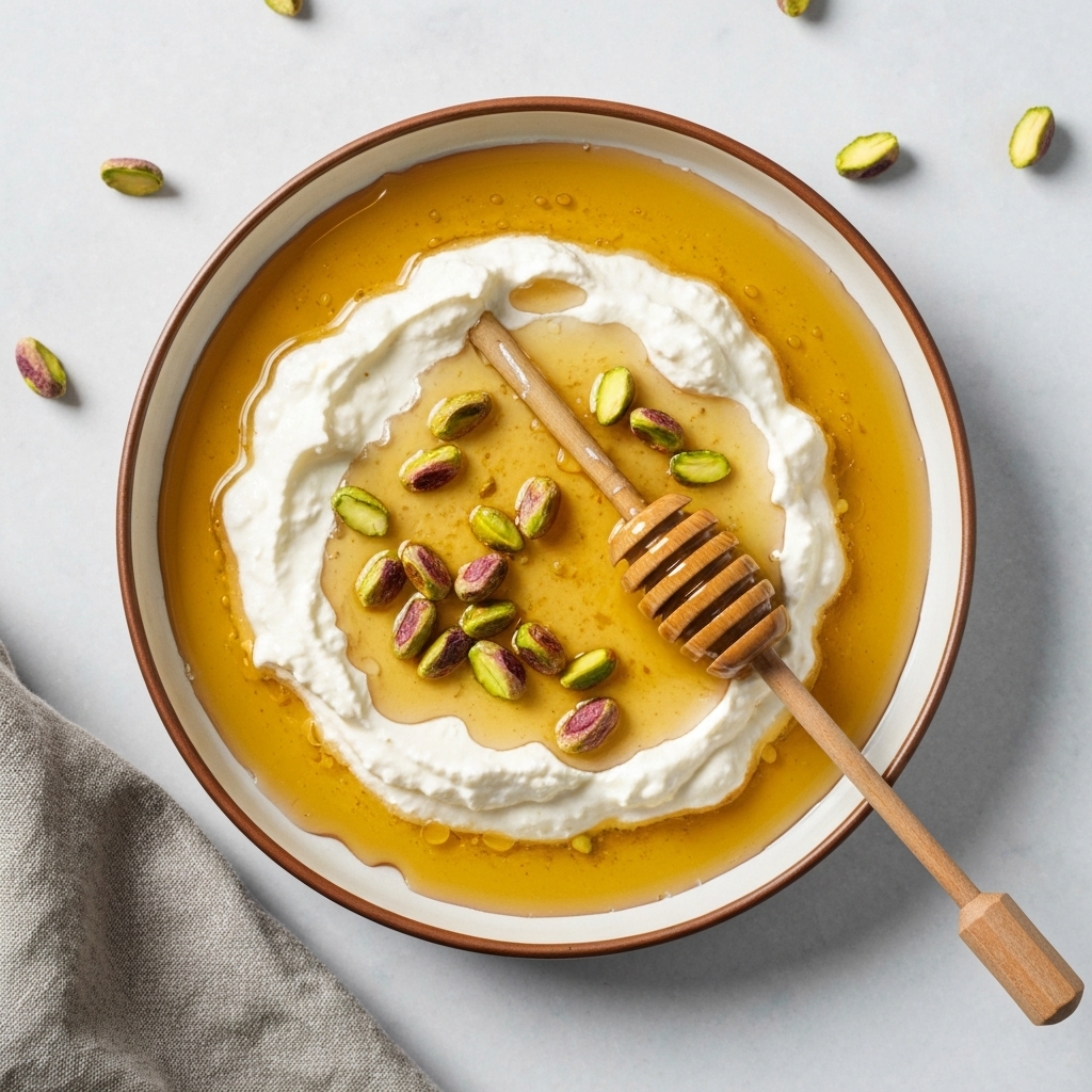 Whipped Feta with Honey & Pistachios