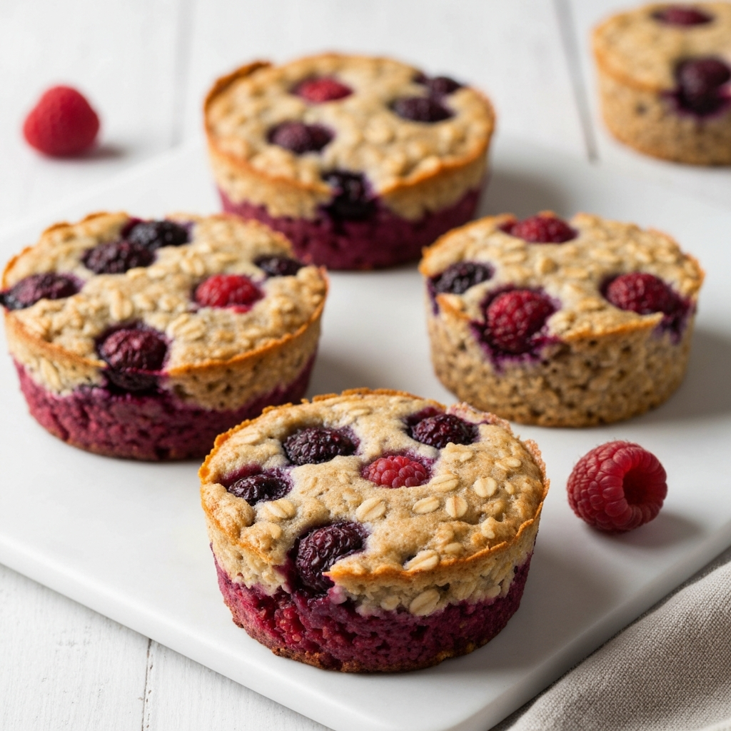 Berry Baked Oatmeal Cups