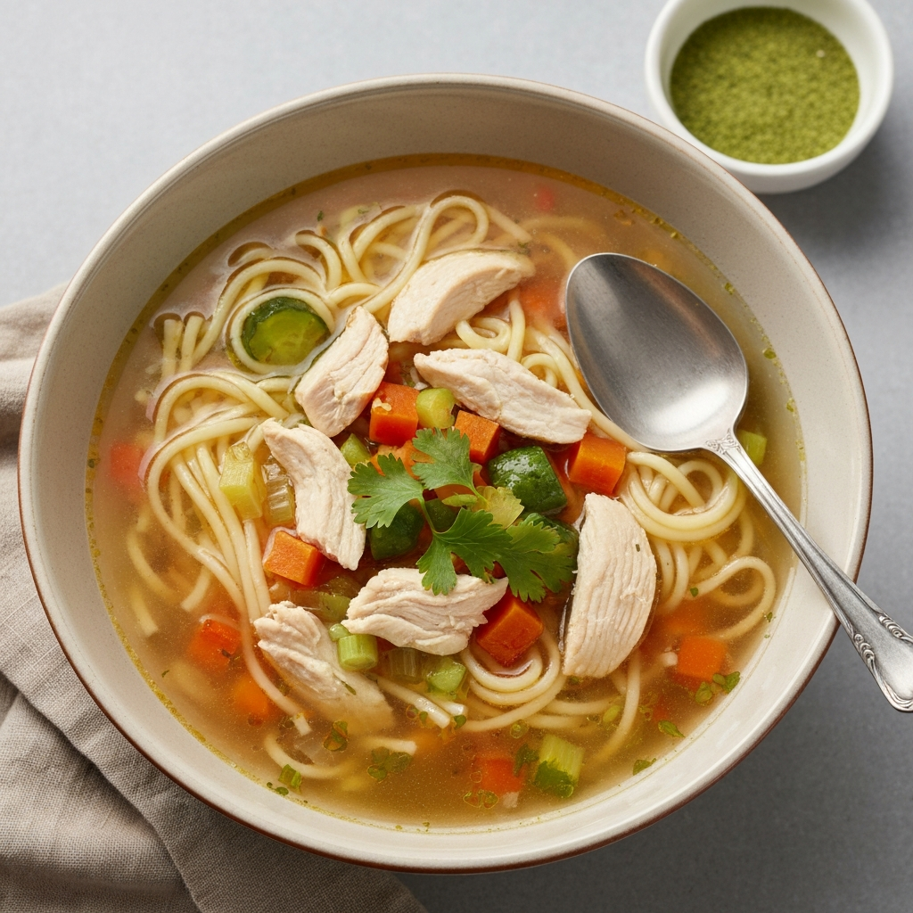 Classic Chicken Noodle Soup (Thermomix)