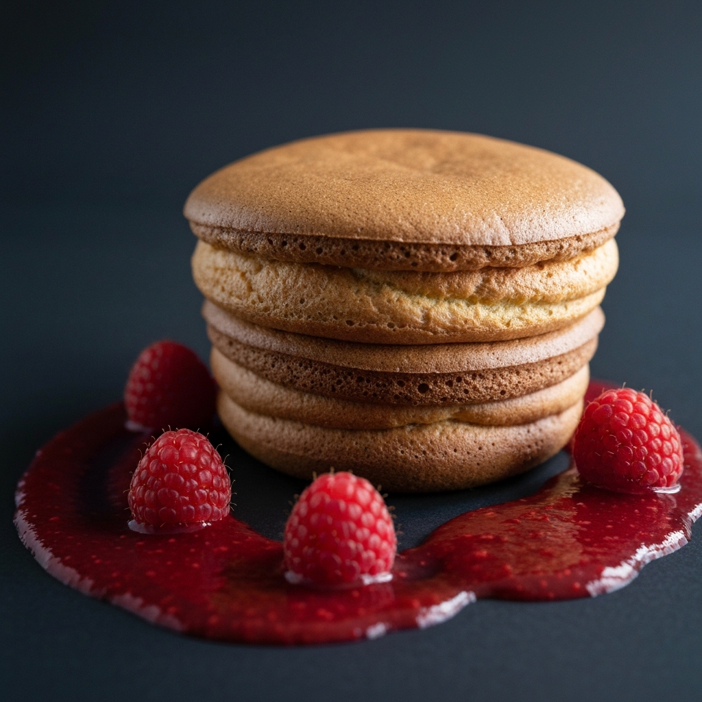 Chocolate Soufflé with Raspberry Coulis