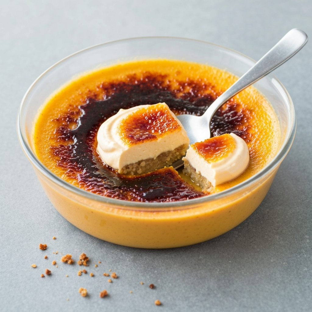 Pumpkin Crème Brûlée with Gingerbread Spice