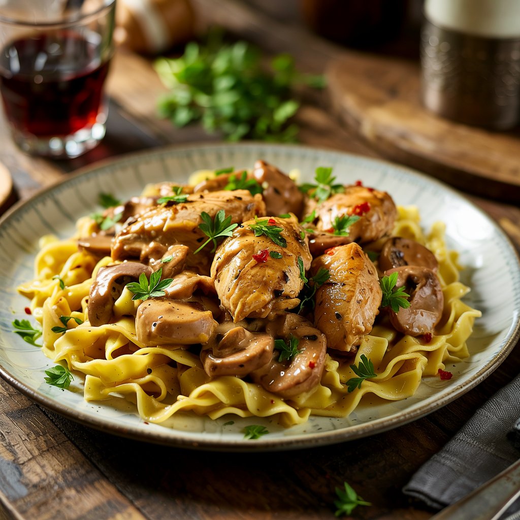 Chicken Stroganoff