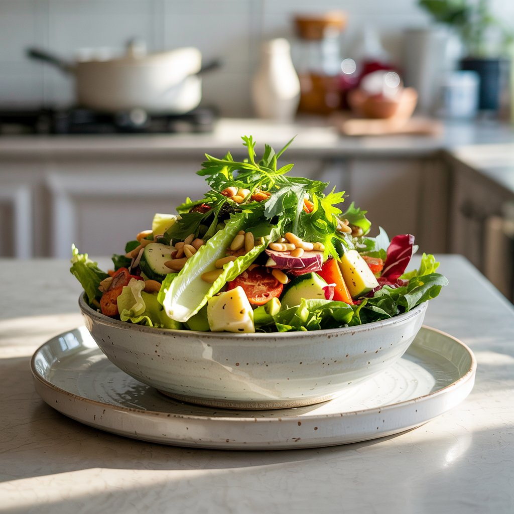 Vegan Mix Vegetable Caesar Salad